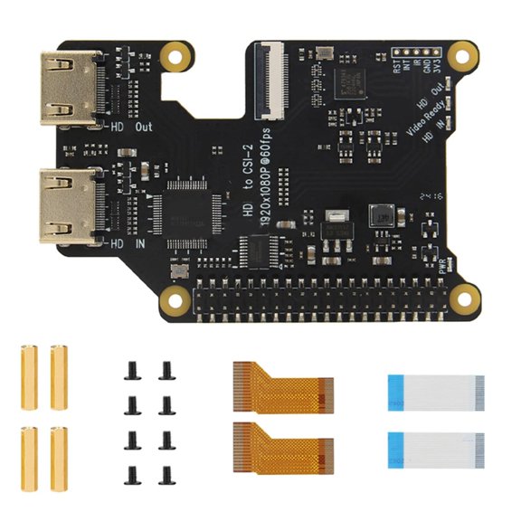 Gieenan X1301 1080P Video Processing 1080P to CSI2 Module for RPi with Local Monitoring