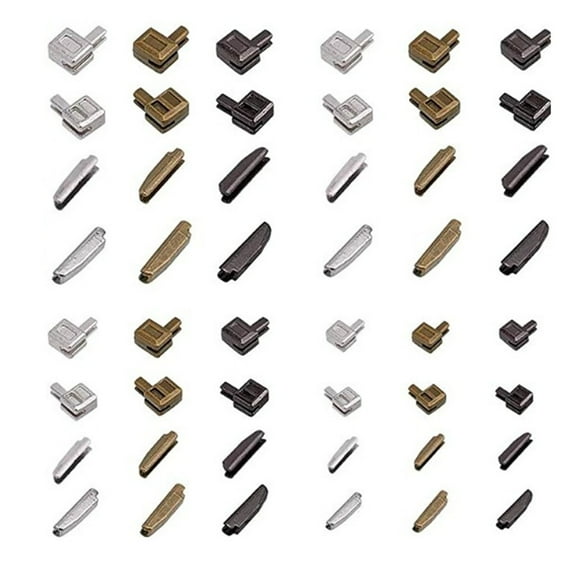 Gieenan Zips Repair Set Fix Replacement Insertion Pin Zippers Bottom Zippers Stopper
