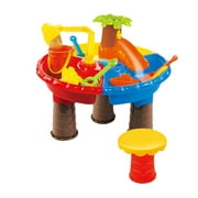 Gieriduc Clearance Sales Today Education Sand & Water Table Outdoor Garden Sandbox Set Play Table Kids Summer Beach Toy (B)