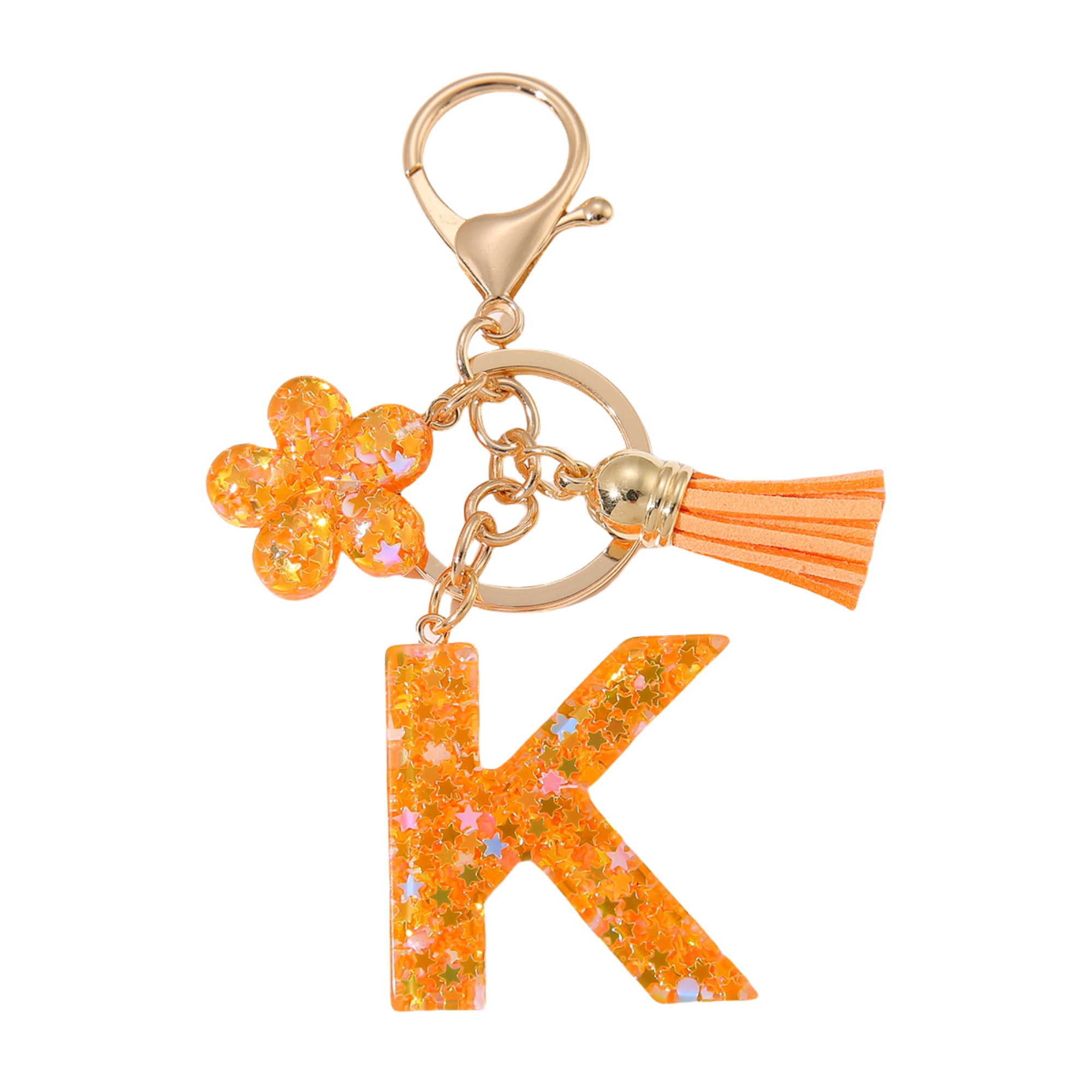 Alphabet Initial Keyring Jtkdxqs Letter Keychain Set - A-Z Initial - Foto 11