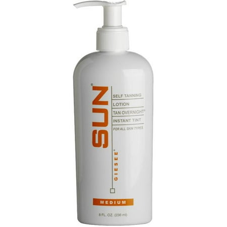 Giesee SUN - Self Tanning Lotion Tan Ovenight Instant Tint (Medium) (Size : 4.5 oz. - lotion)