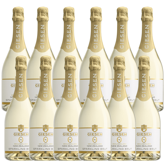 Giesen 0% Non-Alcoholic Dealcoholized New Zealand 750ml Sparkling Brut Wine Champagne | 12 PACK