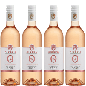 Giesen Non-Alcoholic Ros - Premium Dealcoholized Rose Wine from New Zealand | 4 PACK