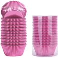 thumbnail image 1 of Gifbera Standard Pink Foil Cupcake Liners Wrappers Baking Cups 200 Count,, 1 of 4