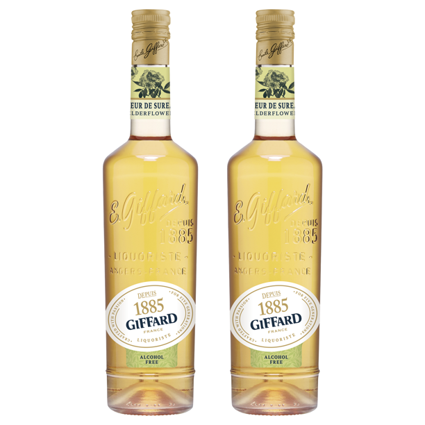 Giffard Depuis 1885 Elderflower, AlcoholFree Liqueur Made in France