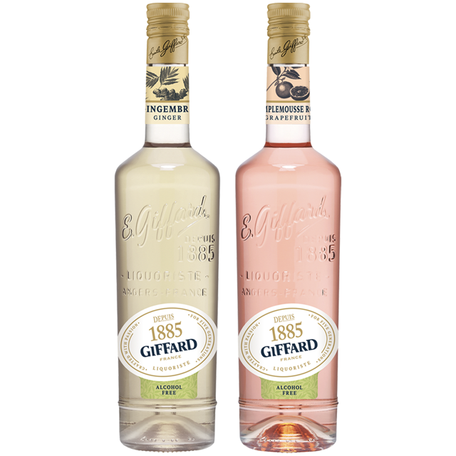 Giffard Depuis 1885 Ginger & Grapefruit AlcoholFree Liqueur Mixed Pack