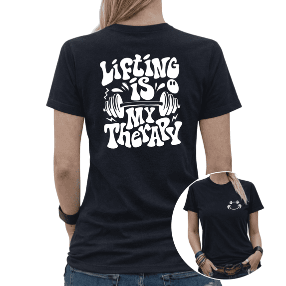 Giffimy Cute Workout Womens Print Tshirt Graphic Tees White/Black S-5XL Tops