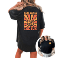 thumbnail image 1 of Giffimy Women Here Comes The Sun Retro Summer Graphic Tees T-Shirt Tops Round Neck Printed Cotton T-Shirt Black S-5XL, 1 of 5