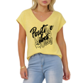 thumbnail image 1 of Giffimy Women's Classic Casual Vibes Peace S-5XL V-Neck Sleeveless T-Shirt Soft Fashion Tank Top, 1 of 6