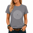 thumbnail image 1 of Giffimy Women's Classic Round Neck Text Print T-Shirt Versatile Short Sleeve Graphic Top Everyday Casual Wear, 1 of 6