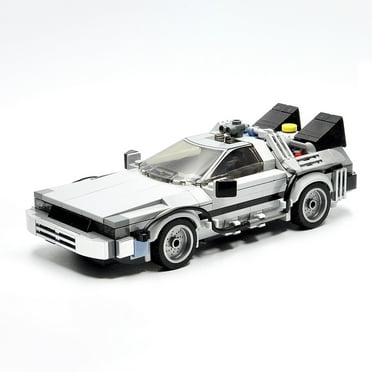 Gift 408PCS  Deloreaned Back To The Future Racing Car Time Machine Model DlY Building Blocks Juguetes For Kids Toys Birthday Gift