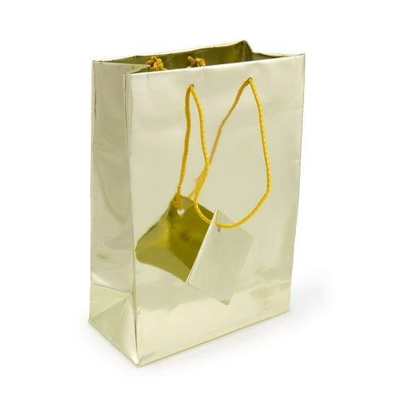 Gift Bag Medium Metallic Gold (Package of 20)