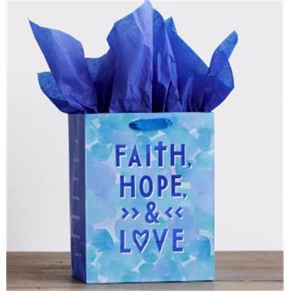 Gift Bag-Specialty-Faith Hope & Love-1 Corinthians 13:13-Medium