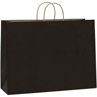 Small Black Kraft Gift Bag w/ Gold & Purple Tissue Paper - University Book  Exchange