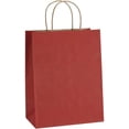 thumbnail image 1 of Gift Bags 8x4.25x10.5 Inches 25Pcs Red Kraft Paper Gift Bags with Handles Bulk, for Retail, Merchandise, Shopping, Recycled Paper Sacks, 1 of 5