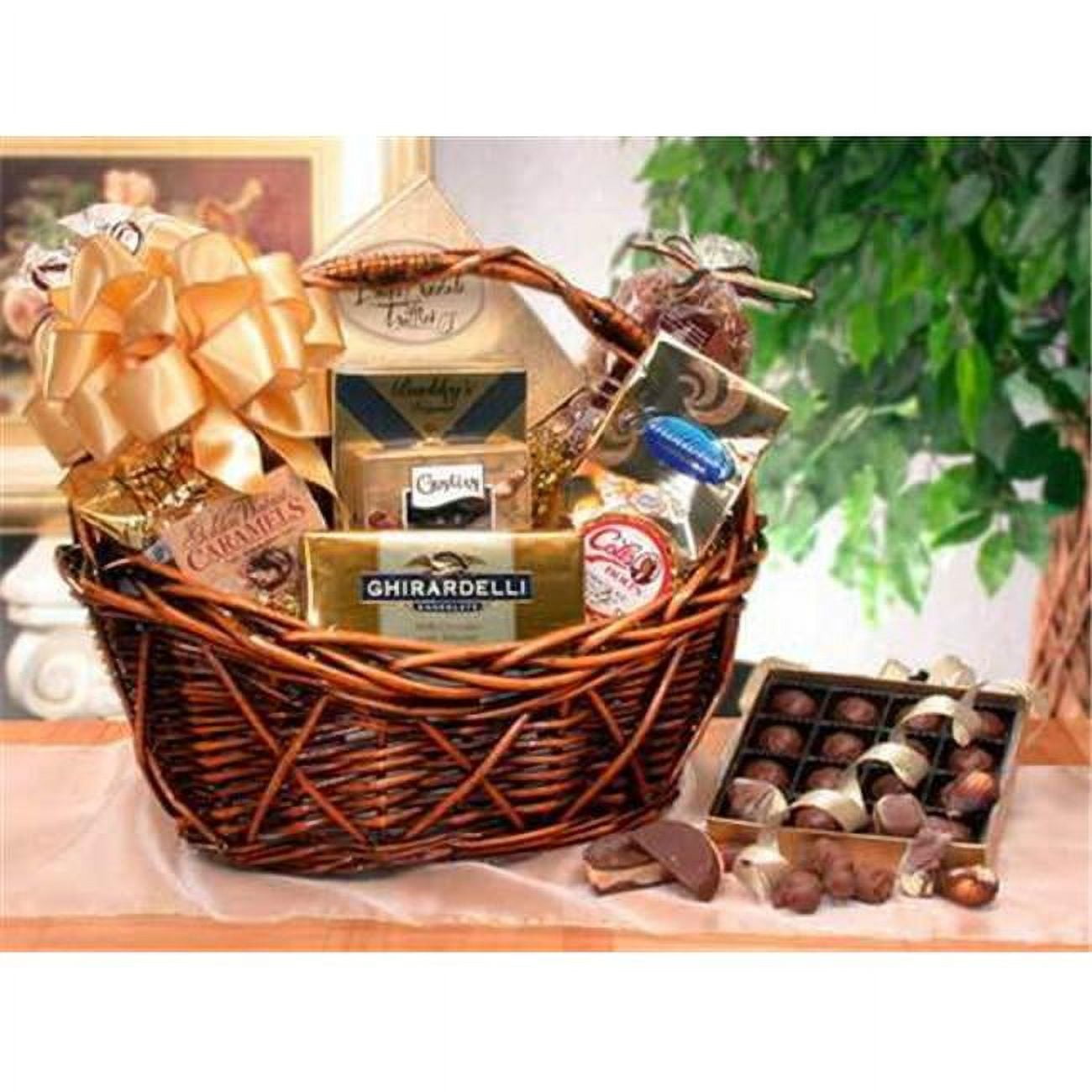 The Gift Basket, Shell Bracelet and Woven Basket