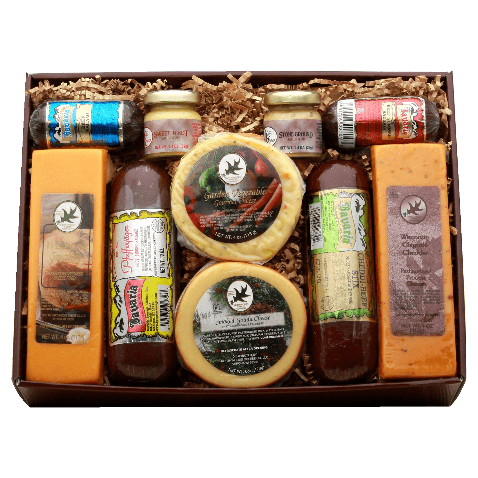 Gift Basket 820972 Deluxe Meat & Cheese Assortment Gift Set