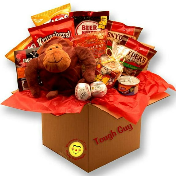 Gift Basket Drop Shipping Tough Guy's Snack Care Package