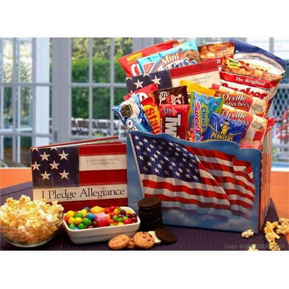 Gift Basket Drop Shipping 820211 America The Beautiful Snack Gift Box - Large