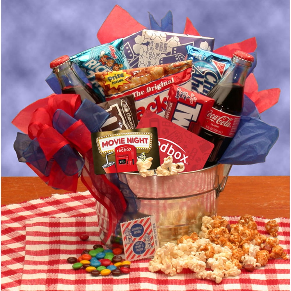 Gift Basket Dropshipping A Movie Night Gift Pail
