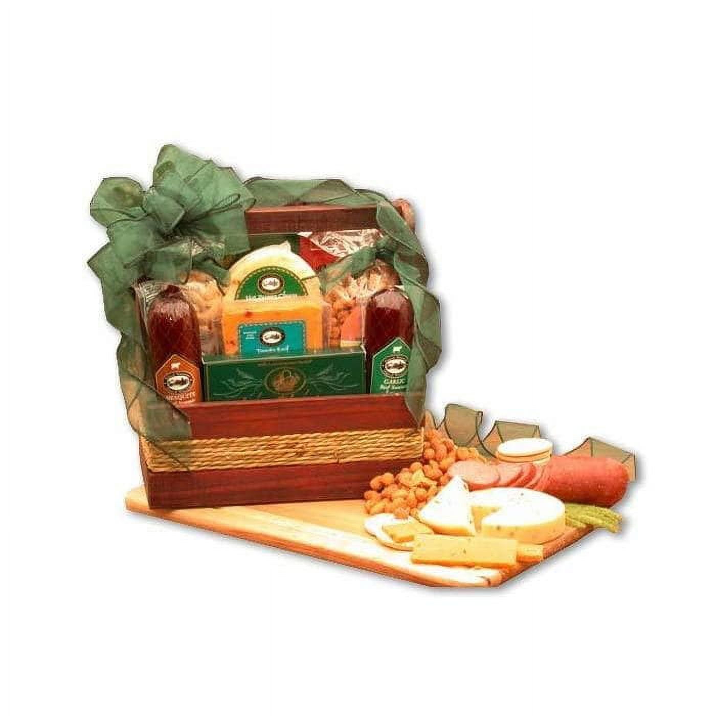Gift Basket Drop Shipping Manly Mans Sausage and Nut Tote