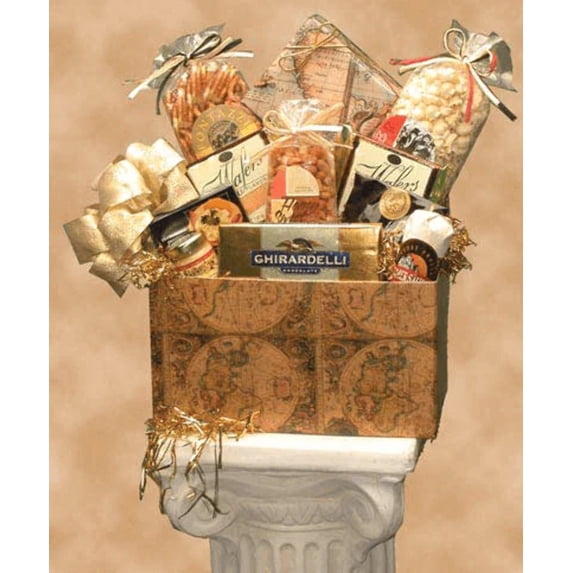 Gift Basket Dropshipping Classic Globe Gift Box Medium