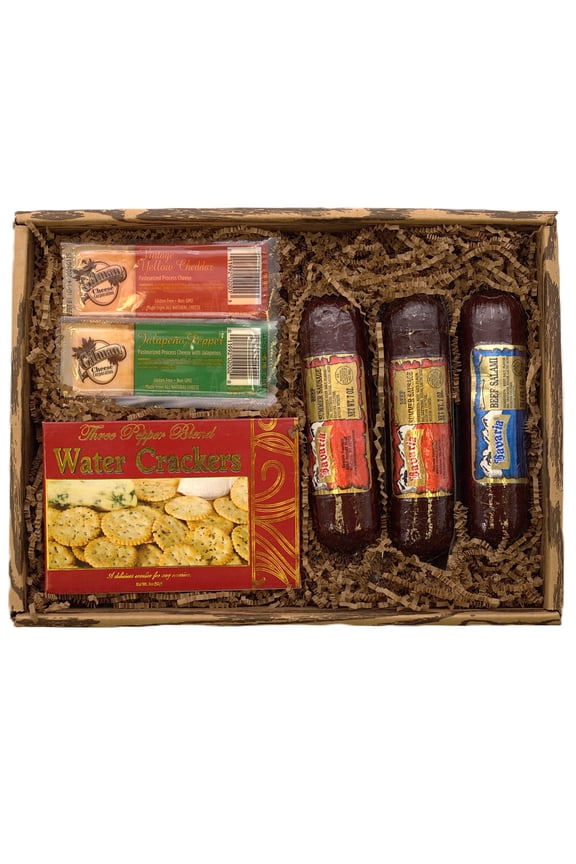 Deluxe Meat and Cheese Gourmet Charcuterie Gift Set