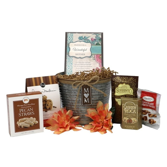 Gift Basket Village Special Day for Mom Gift Basket – Cookies, Mocha Mix, Mother's Plaque & More