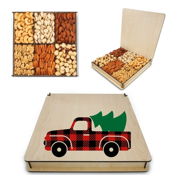 Gift Basket for Holiday, Christmas Nuts Business, Customer Presents, Snack Box, Secret Garden's