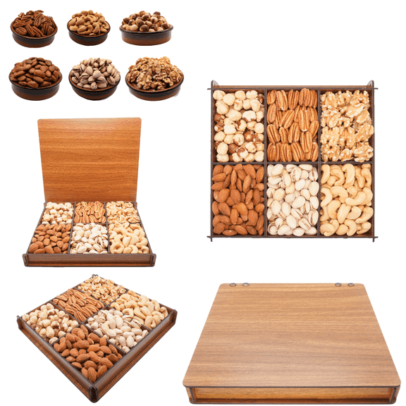 Gift Basket for Snack Box, Healthy, Fresh Nuts For Business, Customer, Birthday, Secret Garden's