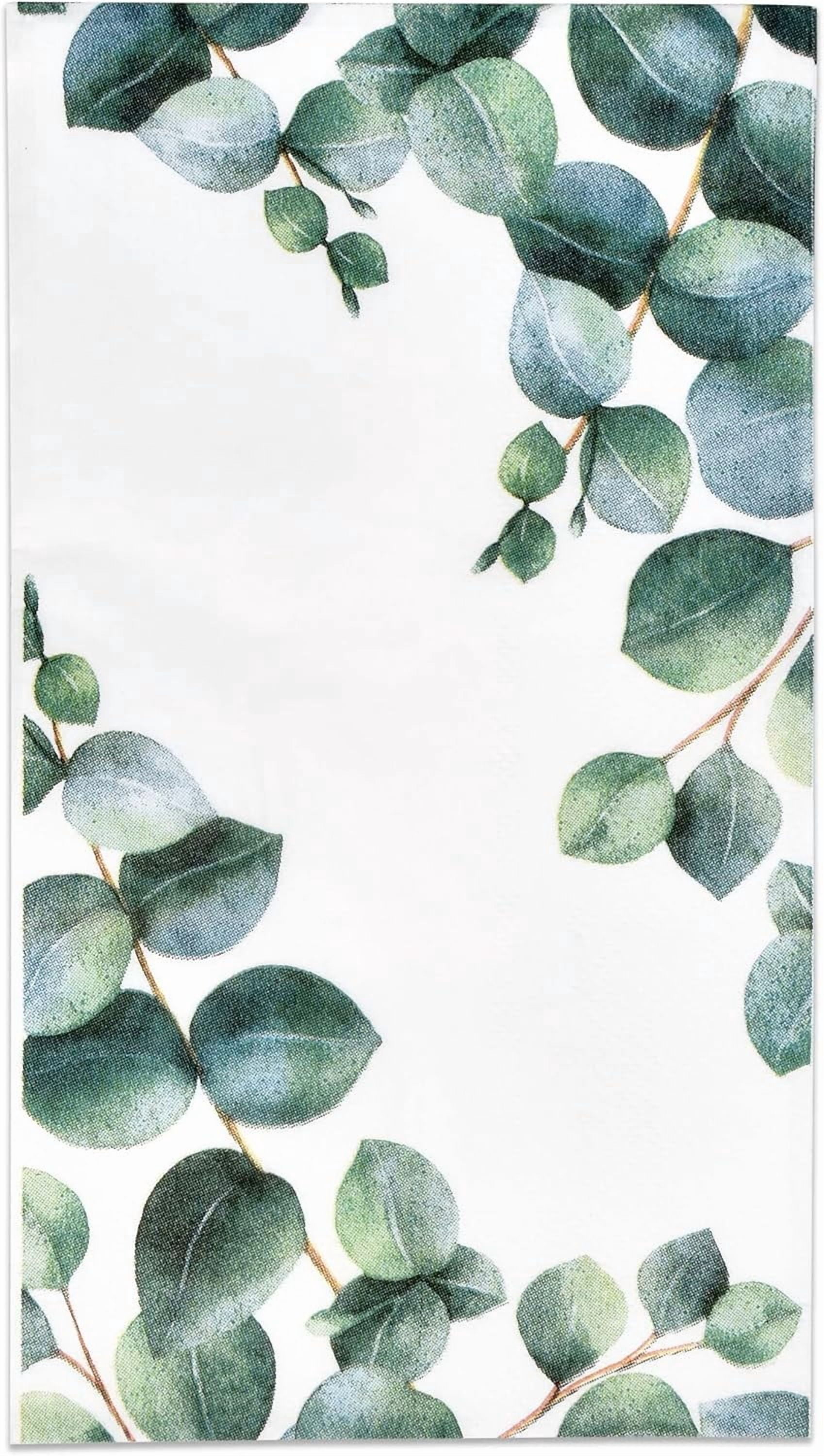 Gift Boutique Eucalyptus Greenery Disposable Paper Napkins