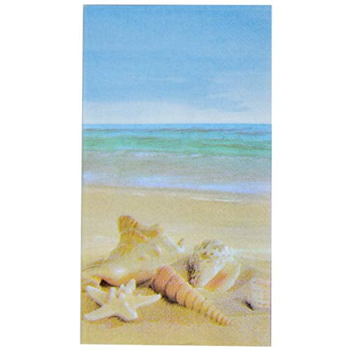 Gift Boutique 100 Pack Beach Theme Disposable Paper Napkins