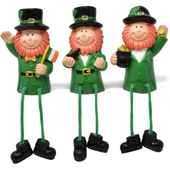 Gift Boutique St Patrick''s Day Leprechaun Figurines