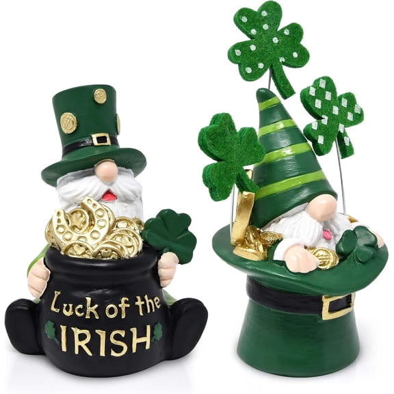 Gift Boutique St. Patricks Day Gnome Figurines