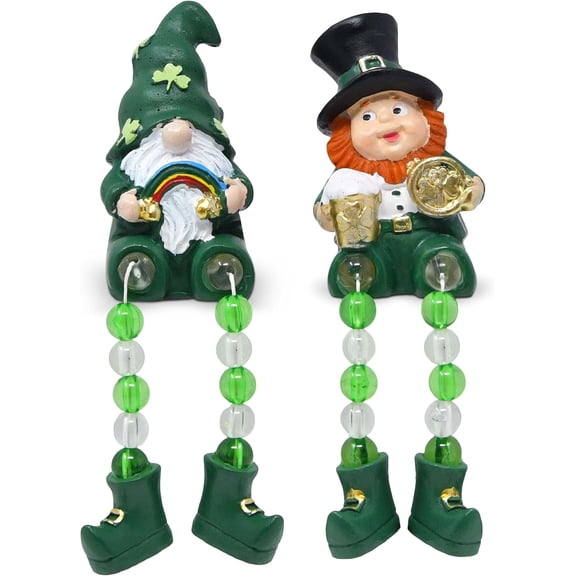Gift Boutique St. Patricks Day Shelf Sitters with Bead Legs