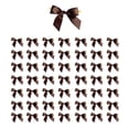 thumbnail image 1 of Gift Bow Ribbon, 50 Pack Sealing Bows for Food and Gift Packaging, Decorative Webbing for Party Favors, Wedding, Birthday and Holiday Decorations, Easy to Tie Design, 1 of 6