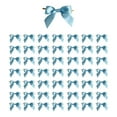 thumbnail image 1 of Gift Bow Ribbon, 50 Pack Sealing Bows for Food and Gift Packaging, Decorative Webbing for Party Favors, Wedding, Birthday and Holiday Decorations, Easy to Tie Design, 1 of 6
