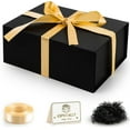 thumbnail image 1 of Gift Box, 13.8x9.5x4" Gift Boxes with Closure Lids for Presents Groomsman Proposal Box, Large Magnetic Gift Box for Wrapping Gifts, Christmas, Birthday Proposal Gift, Contains Card, Ribbon, Filler，XL, 1 of 8