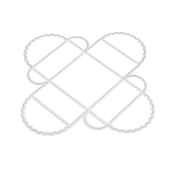 Yauxim Candy Box Box Metal Cutting Dies Stencil Scrapbooking Album Stamp Paper Embossing