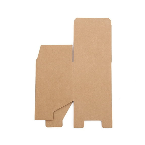 MEIBUTYUP 10pcs Kraft Paper Packaging Boxes Durable Small Packaging Boxes Light Brown for Homemade Crafts
