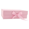 thumbnail image 1 of Gift Box with Ribbon Reusable with Lids Decorative Box Large Closure Storage Box for Keepsake Bridemaid Gifts Birthday Party Pink, 1 of 8