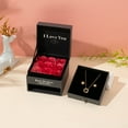 thumbnail image 1 of Gift Boxes Valentines Gift Box Fmlxio Rose Necklace Gift Box Christmas Valentine's Day Rose Forever Flower Gift Box Jewelry Box on Clearance, 1 of 6
