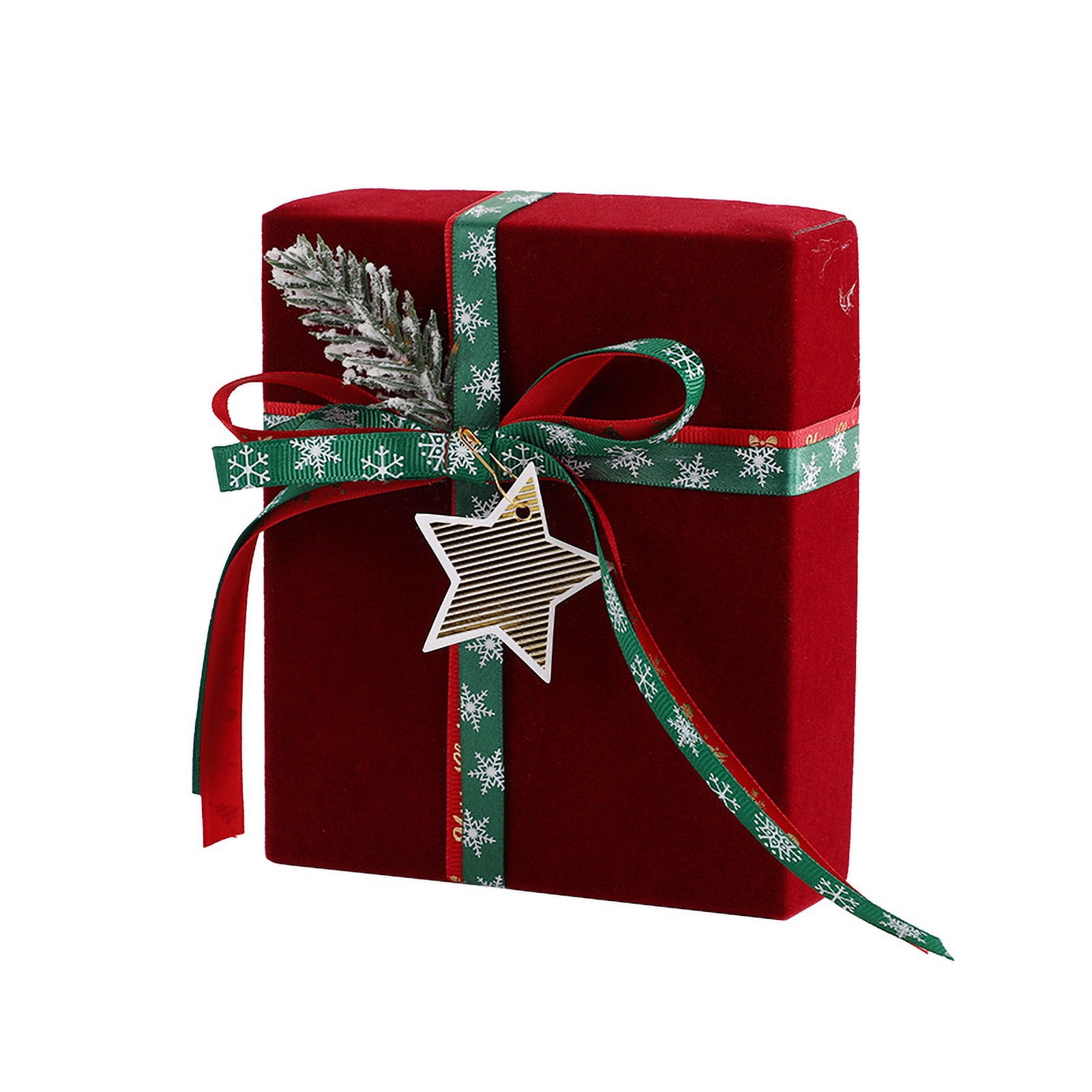 Gift Boxes with Lids, Nesting Gift Boxes Christmas Velvet Gifts Wrap
