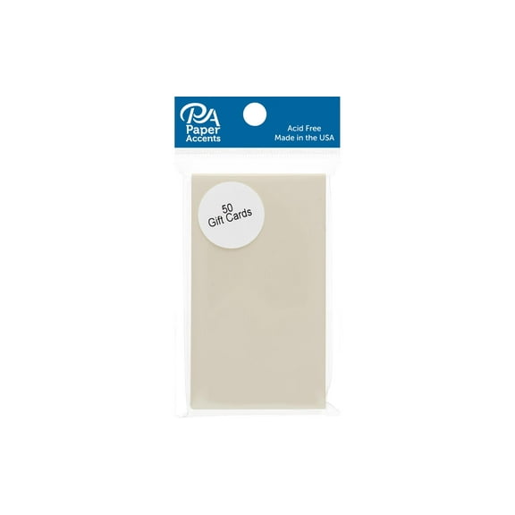 Gift Card 2x3.5 50pc Cream