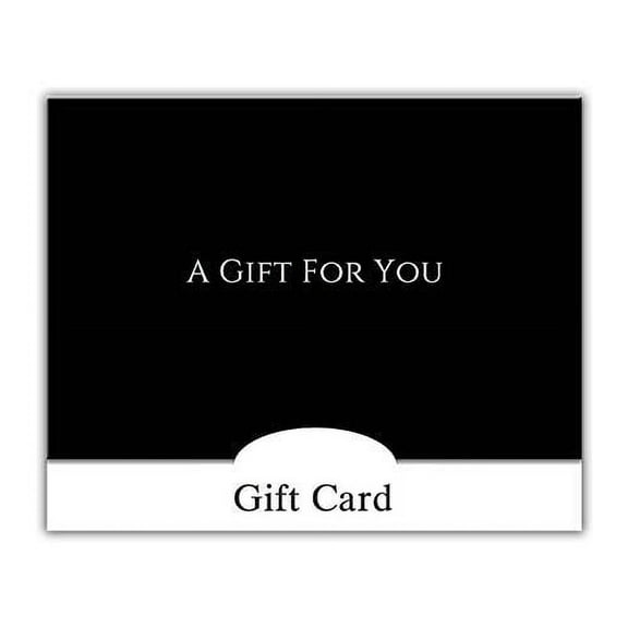 Gift Card Holder - A Gift For You, Black (100 Pack)