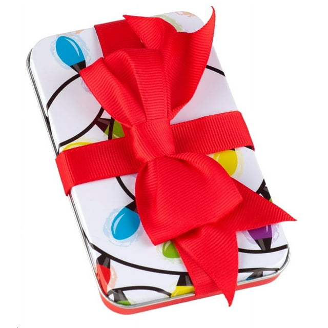 Gift Card Tin Holder with Grosgrain Bow, 1 Count, by Holiday Time