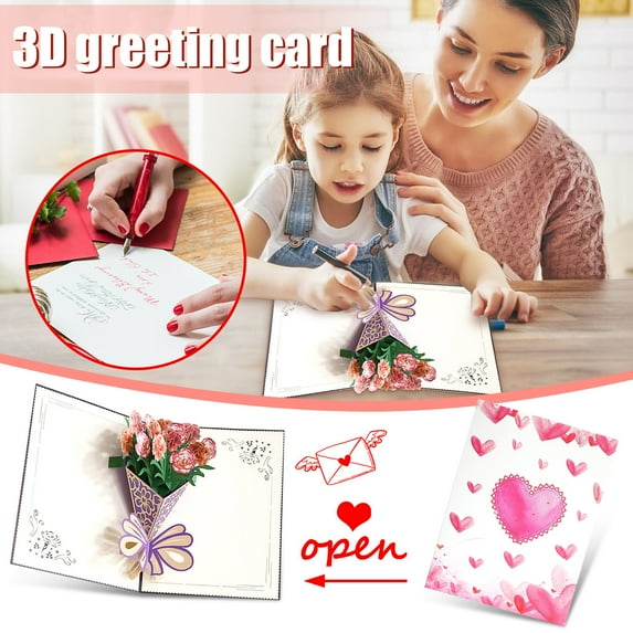 Gift Cards ZKCCNUK Mother's Day Up Card Cards Card Cards DayGreeting Card Gift for Mom Up to 37% off Clearance