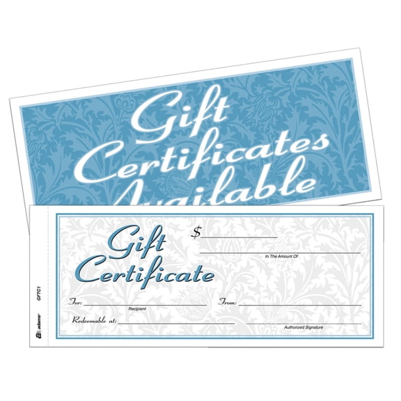 Gift Certificates w/Envelopes