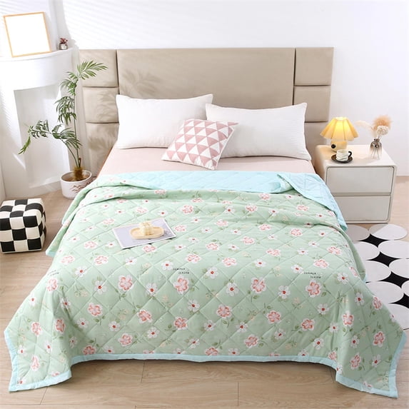 Gift Clearance! YZEGDCH Cooling Blankets, Summer Blanket Thin Lightweight Breathable Soft Double Side Enhanced Cooling for Bed, Breathable Soft Lightweight Silk Smooth, Gift for Mom Dad