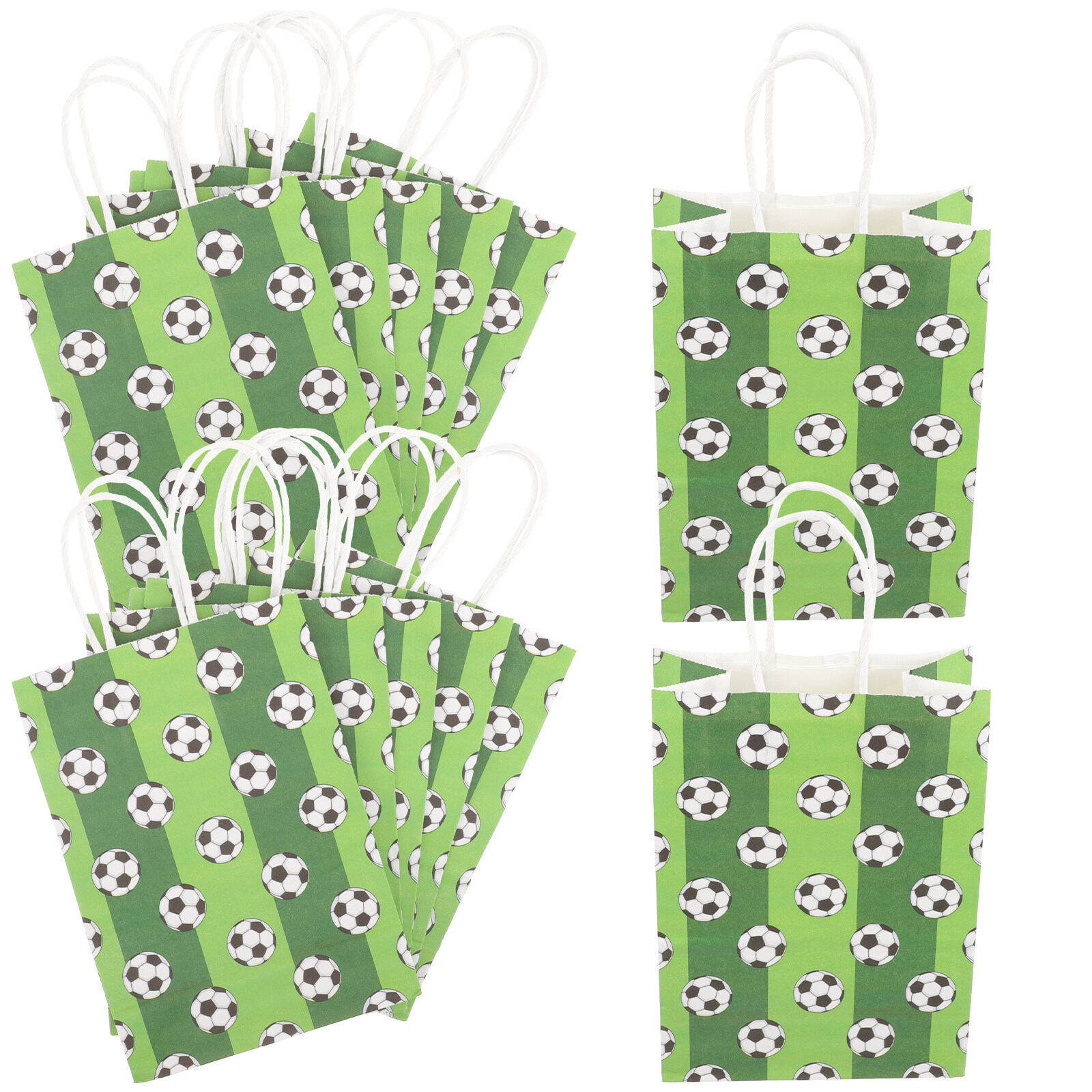 Gift Container Wrapping Bags for Presents Soccer Candy Party Favors